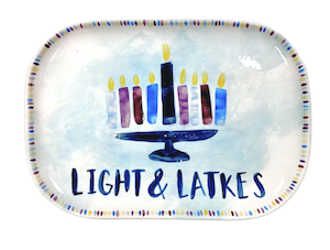 Tucson Hanukkah Light & Latkes Platter