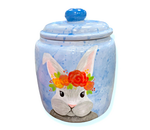 Tucson Watercolor Bunny Jar