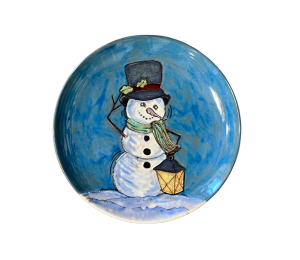 Tucson Rustic Glazed Snowman