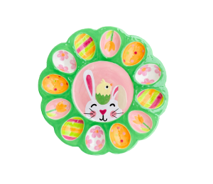 Tucson Easter Sherbet Egg Plate