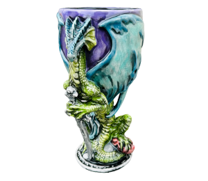 Tucson Antique Dragon Goblet