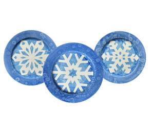 Tucson Paper Snowflake Plate